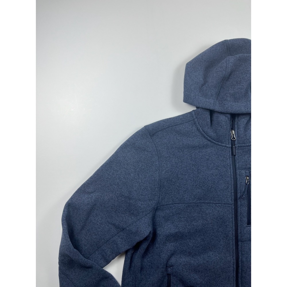 The North Face Gordon Lyons Full Zip Hoodie Mens Large Blue Fleece Jacket - Picture 4 of 12